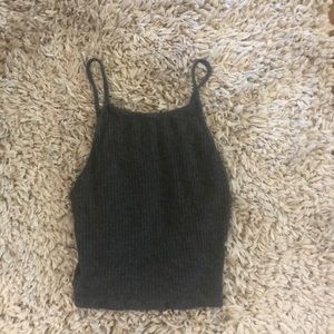 dark gray brandy melville tank top
